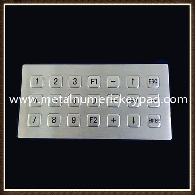 Stainless Steel 21 Key 3x7 Matrix Industrial Numeric Keypad