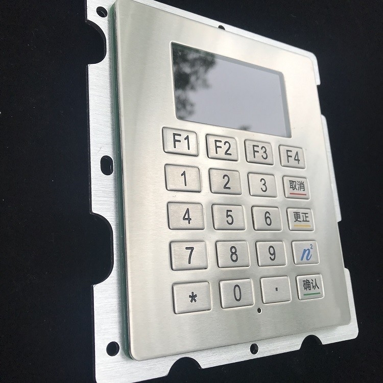 Waterproof USB Numeric Keyboard Stainless Steel 20 Key For Oil Dispenser